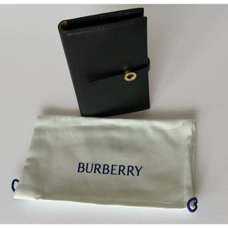 Burberry Ellie Bifold Black Long Leather Wallet 8113146 Made in Italy NWT $925