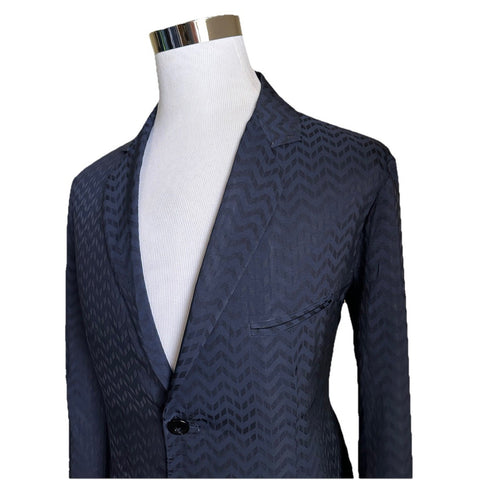 Giorgio Armani Men Sport Coat Jacket Blazer Navy 44R US/54R Eu NWT $2695