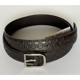 Gucci Men’s Microguccissima Soft Leather Belt Brown 110/44 510309 Italy NWT