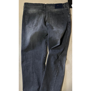 NWT $1495 Kiton Men High Rise Faded Jeans Black 30 US/46 Eu Italy