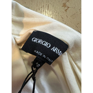 NWT Giorgio Armani Mens Polo Shirt Ivory Cream 38 US/48 Eu ( S ) Italy