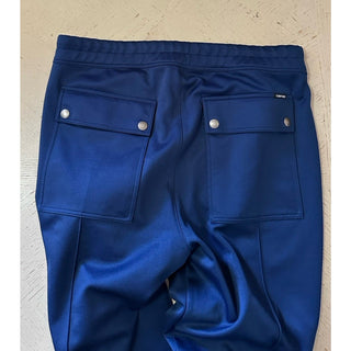 New $1690 TOM FORD Men Drawstring Track Pants Blue Size 50 Eu/34 US Italy