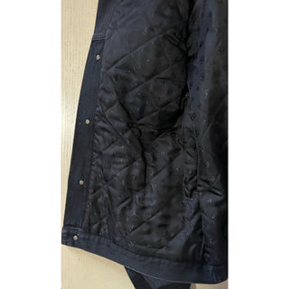 New $5200 Gucci Men Denim Jacket Coat Black 44 US/56 Eu 725588