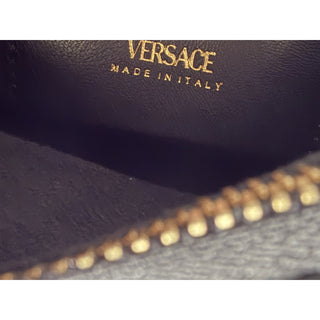 Versace Lamb Leather Black Mini Shoulder Bag 1018747 Italy NWT $990
