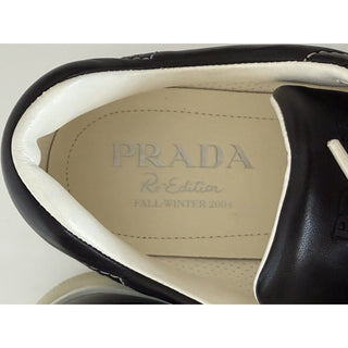 Prada Men's Black Nappa Leather Soft Sneakers 9 US (8 Prada) 2EE429