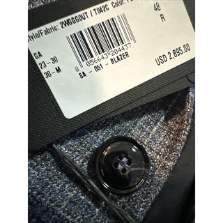 Giorgio Armani Men Sport Coat Jacket Blazer Charcoal Gray 38R US/48R E New $2895