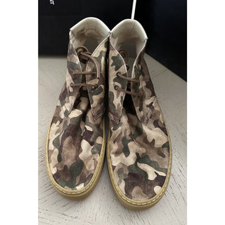 NIB Saint Laurent Men Canvas Camouflage Menphis Sneakers Green/Multi 10 US/43 E