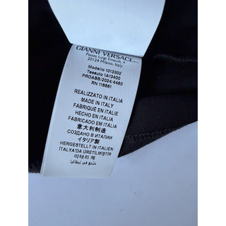 Versace Men’s Logo Compact Cotton Jersey T-Shirt Black XL 1013302 IT NWT $750
