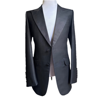 NWT $4980 Gucci Men’s Tuxedo Suit Black Size 38R US/48R Eu Italy