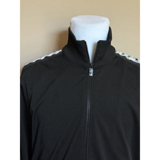 Versace Chain Medusa Logo Black Polyester Jacket 3XL Black 1023098 NWT $1400
