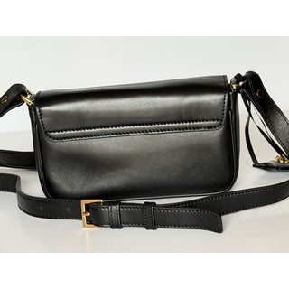 Versace Lamb Leather Black Mini Shoulder Bag 1018747 Italy NWT $990