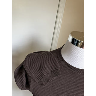 Giorgio Armani Men Sweater Dark Brown 44 Eu ( S ) New $1195