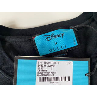 NWT Gucci Donald Duck Flash Disney Black Jersey T-Shirt Small (Oversized) 548334