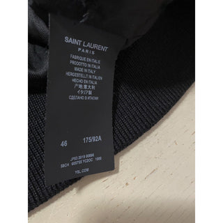New $4990 Saint Laurent Men’s Leather Jacket Coat Black 36 US/46 Eu Italy