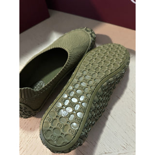 New Gucci GG Logo Sponge Sock Slip On Sneakers Green Size 42 Eu/9 US