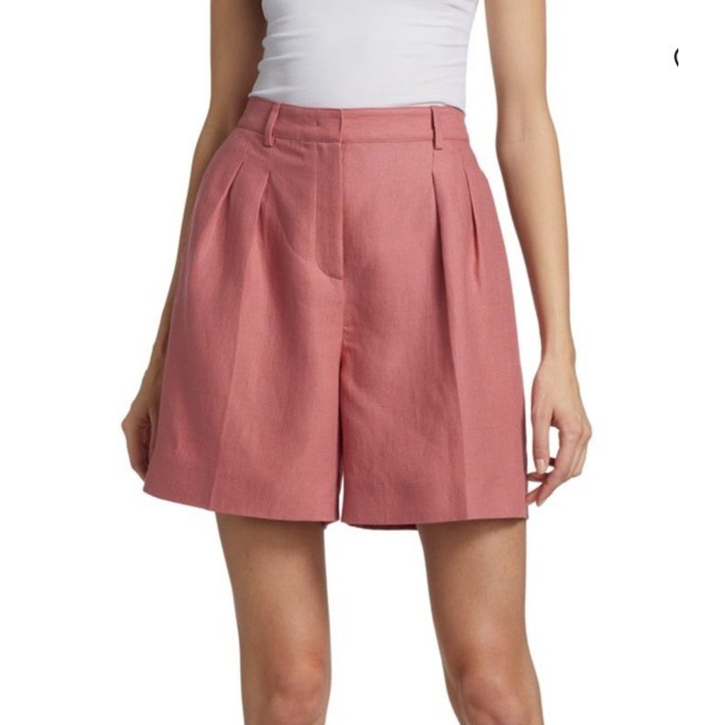 New $715 Loro Piana Linen Bermuda Shorts Color HALITE 46/12