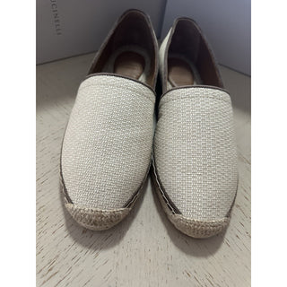 NIB Brunello Cucinelli Men Raffia Espadrille Loafers Shoes Off White 9 US/42 EU