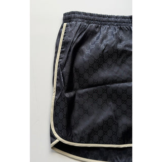 Gucci GG Supreme Monogram Bee Bermuda Shorts BlueMen 40 US (IT 56) 410571 NWT