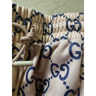 New $1800 Gucci Men’s GG Print Jogging Pants Beige Size XL