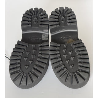 Gucci GG Monogram Rubber Platform Mule Slides Black 10 US (40 Euro) 663577 NWT