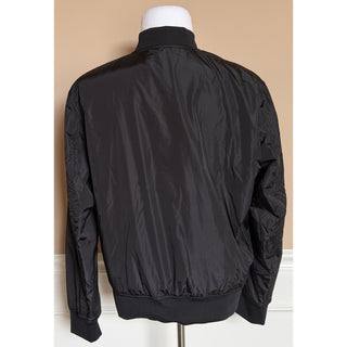 Versace Reversible Chain Print Bomber Jacket Black/Grey 40 US (50) 1012269 NWT