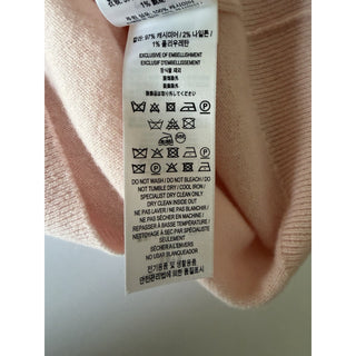 Burberry Violeta 100% Cashmere V-Neck Sweater Pale Pink Medium 8099157 NWT $1150