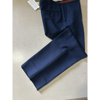 Gucci Men Dress Pants Navy 32 US/48 Eu New $1100