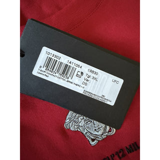 Versace Medusa Embroidered Logo Red Cotton Jersey T-Shirt 3XL 1013302 Italy NWT