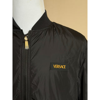 Versace Men's Reversible Blouson Jacket Black/Gold 48 US (58) 1012269 NWT $2000