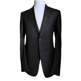 NWT $3900 Gucci Men London Suit Black 44R US/54R Eu Switzerland
