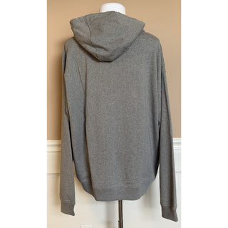 Versace Greca Logo Non-brushed Cotton Gray Jacket with Hoodie 6XL 1021361 NWT