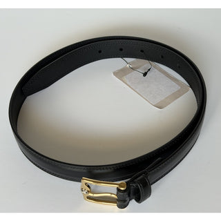 Gucci Men’s Rectangular Buckle Leather Belt Black 105/42 Italy 715600 NWT