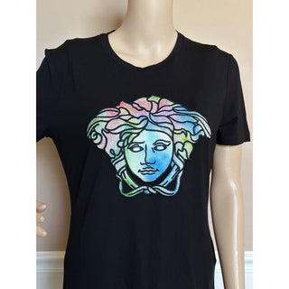 NWT $725 Versace Medusa Head Crystal-embellished T-Shirt 2 US (38 Euro) 1A00769