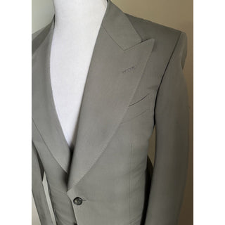 NWT $5650 TOM FORD Men Atticus Sport Coat Jacket Blazer Pebble Gray 40R US/50R E