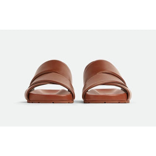 Bottega Veneta Men's Bridge Calf Leather Sandals Brown 10 US 754187 IT NIB $990
