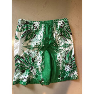 NWT $920 Gucci Drawstring Gucci Print Swim Short Green size 52 Eu/36 US
