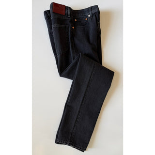 Gucci Women’s Dark Grey Denim Straight Leg Jeans Pants Size 26 Italy 788822 NWT