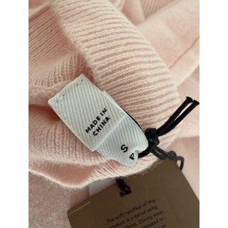 Burberry Moira Cashmere Turtleneck Sweater Soft Pink Small 8091231 NWT $1250