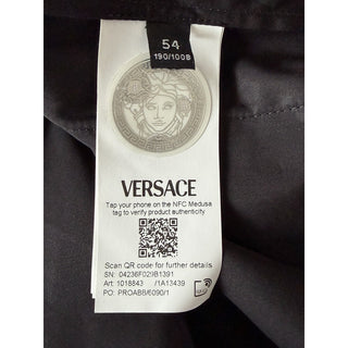 Versace Medusa Chains Short Sleeve Shirt Black 54 Eu (2XL) 1018843 IT NWT $1475