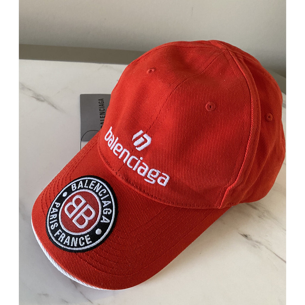 NWT Balenciaga Mens Truker Hat Red Size L Italy
