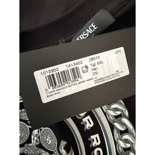 Versace Medusa Never Forget Your Roots Black T-Shirt 5XL 1013302 IT NWT $800