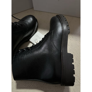 NIB $1495 Brunello Cucinelli Men’s Leather Boots Shoes Black 10 US/43 Eu