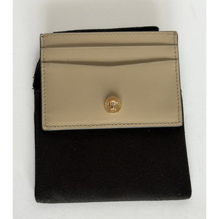 Versace Medusa Head Brown Calf Leather Card Case Wallet 1013363 Italy NIB