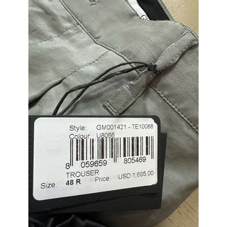 NWT $1695 Giorgio Armani Men Linen/Viscose Pants sage gray 32 US/48 Eu