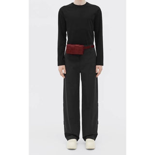 Bottega Veneta Leather Bordeaux Cassette Belt/Waist/Body Bag 668572 NWT $2200