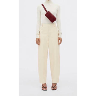 Bottega Veneta Leather Bordeaux Cassette Belt/Waist/Body Bag 668572 NWT $2200