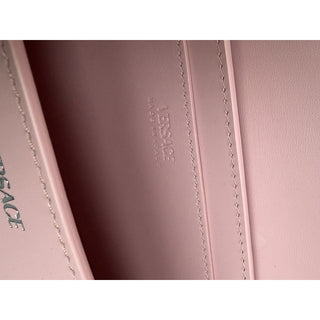 Versace La Greca Leather Light Pink Medium Shoulder Bag 1023417 Italy NWT $2775
