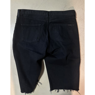 NWT $790 Saint Laurent Men High Rise Jeans Short Pants Black 34 (Measured 36 )