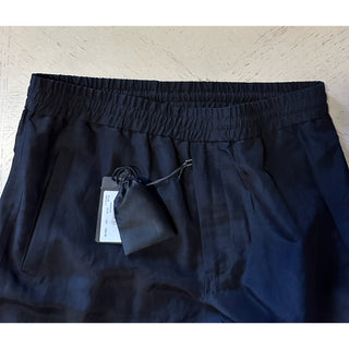 Giorgio Armani Men Linen/Viscose Drawstring Short Pants Black 32/48 NWT $1395