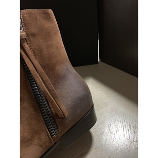 New $1190 Giuseppe Zanotti Mens Suede Boots Shoes DK Brown 8 US ( 41 Eu ) Italy